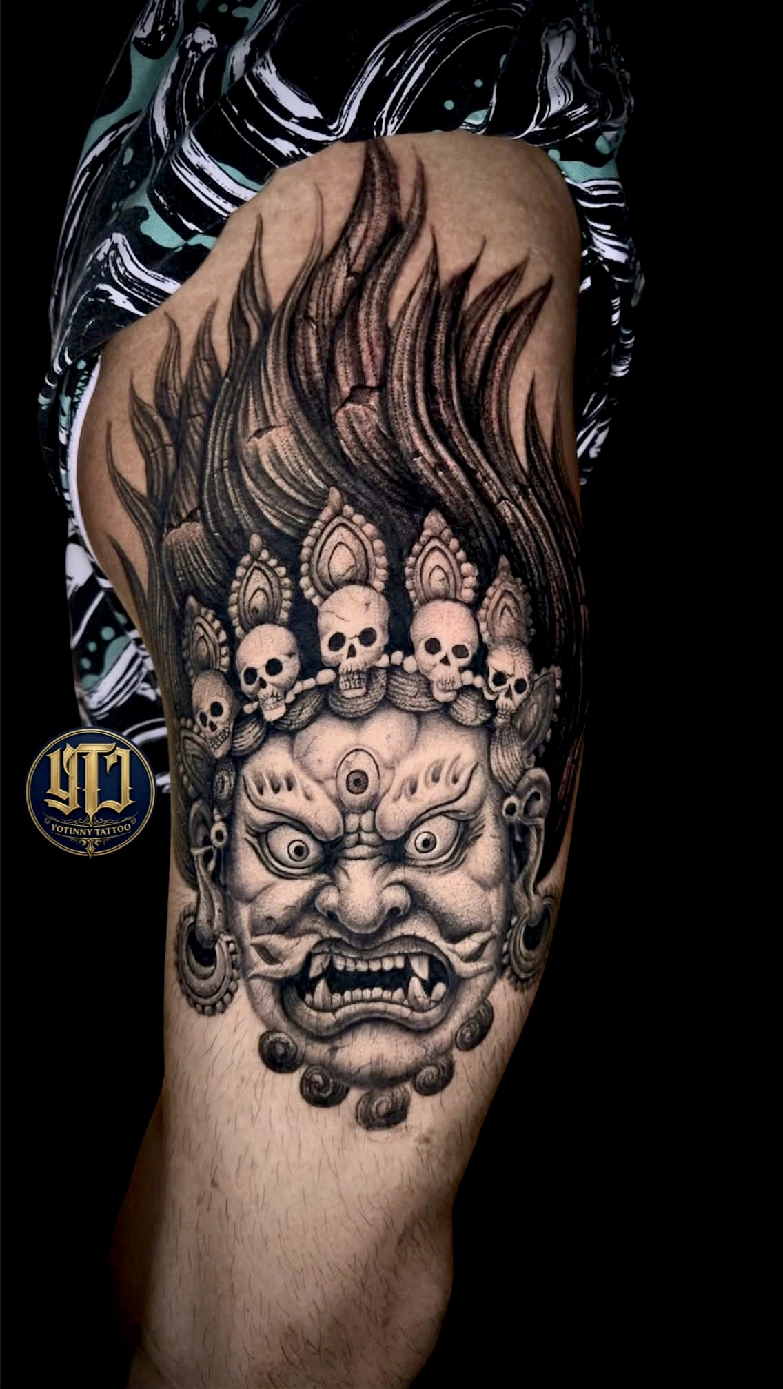 Stone Realistic Tattoo